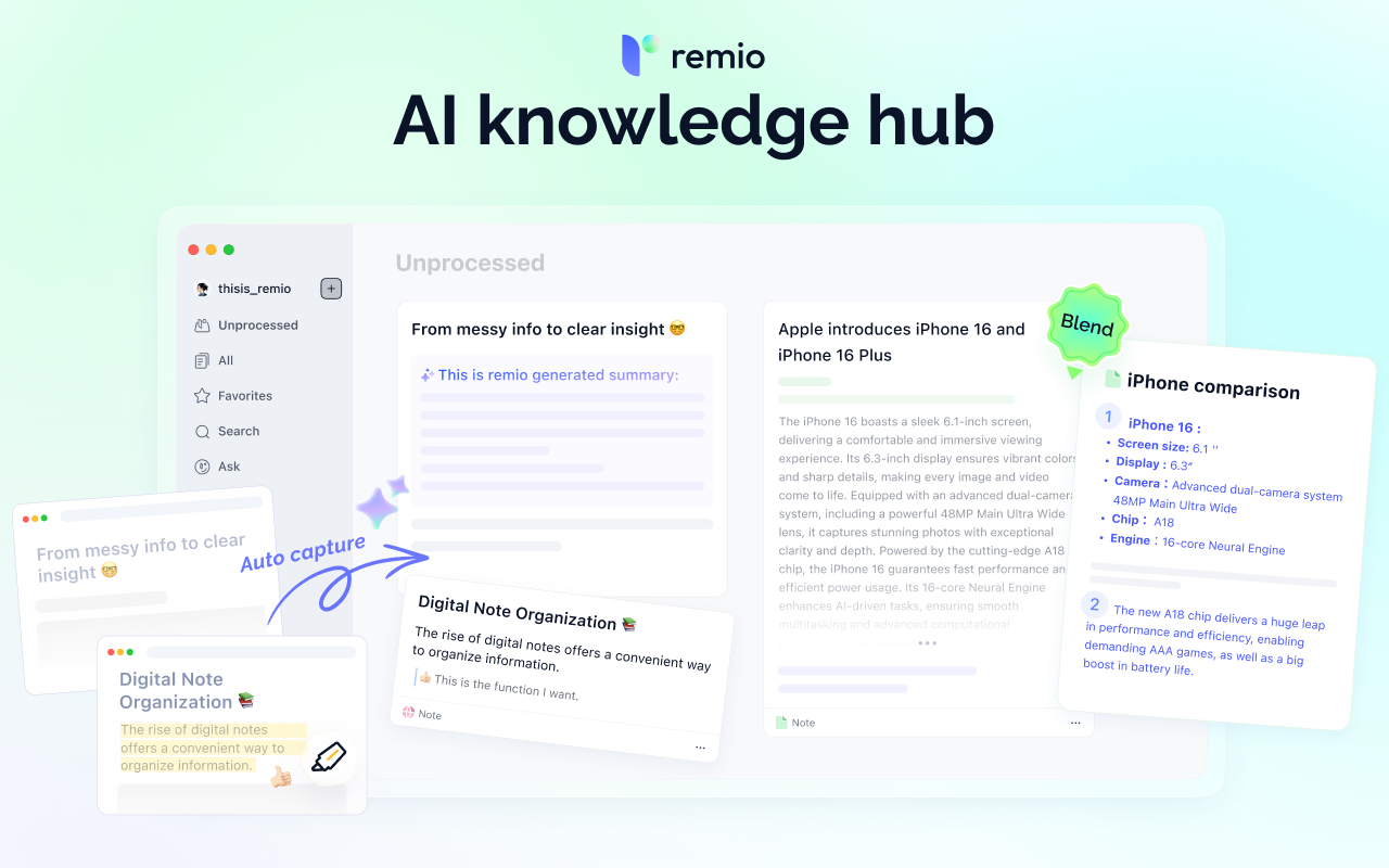 remio-AI Note Taker