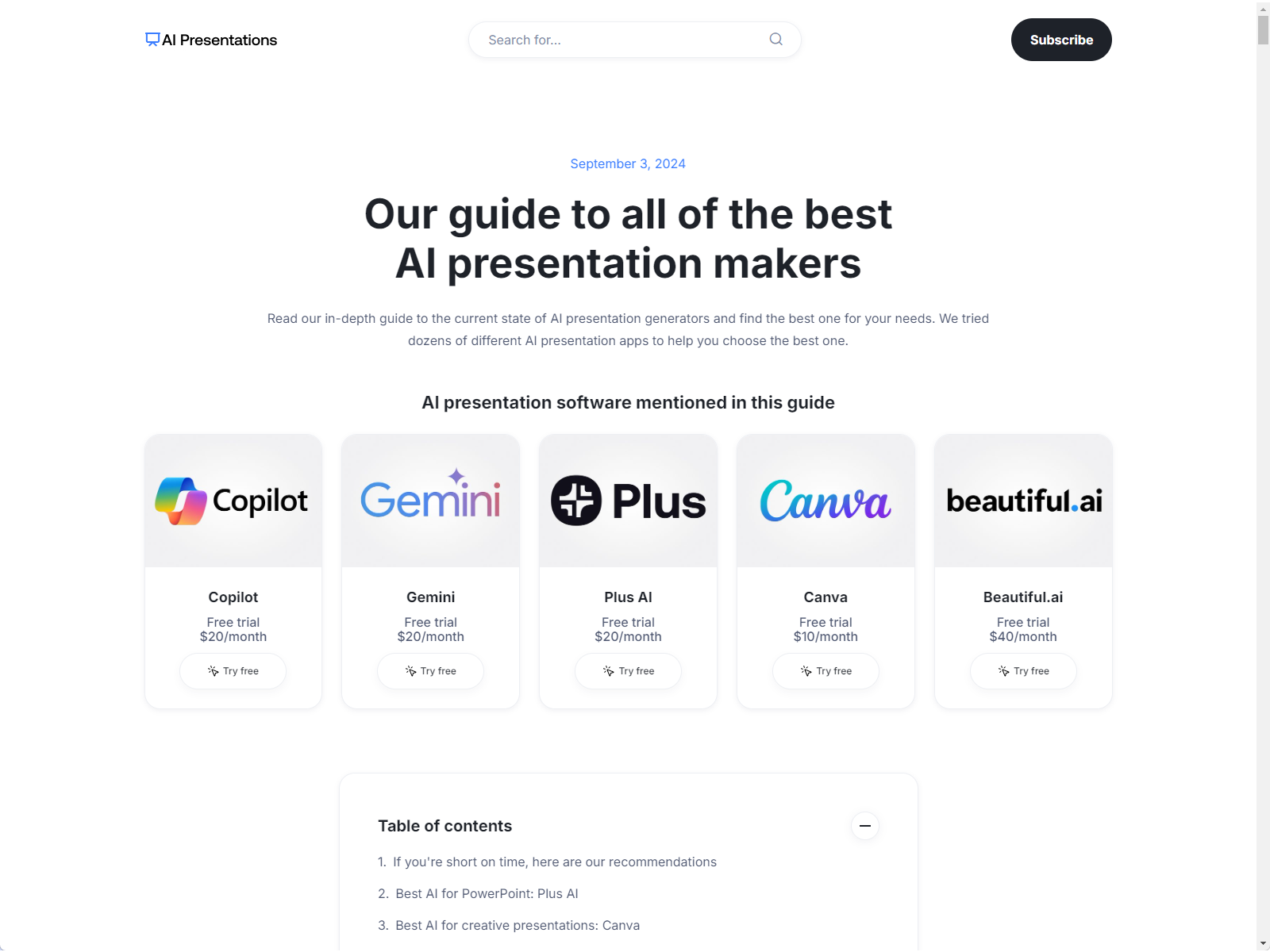 AI PPT Makers