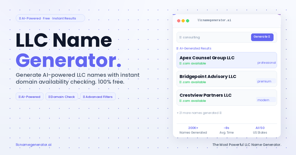 LLC Name Generator