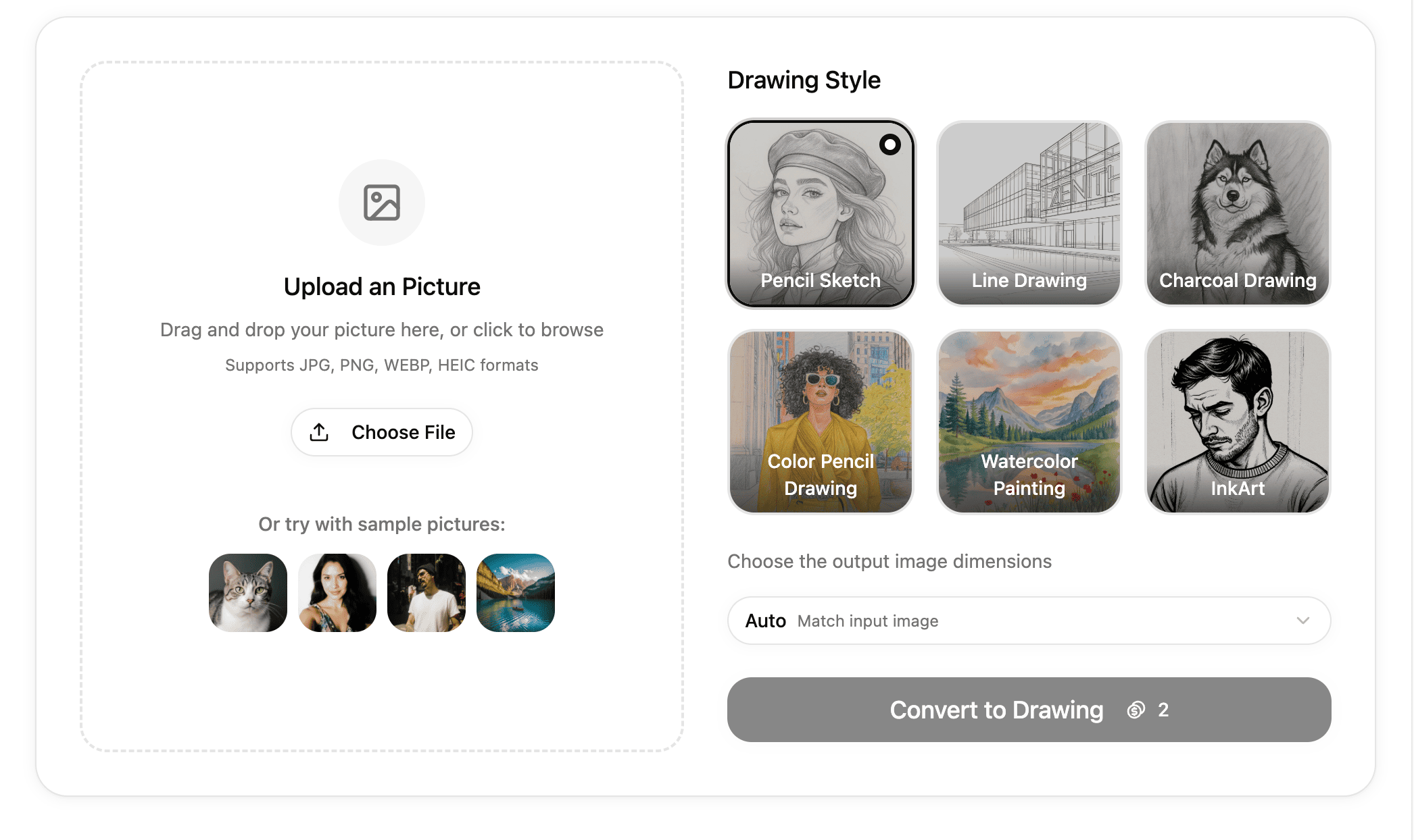 Picture to Drawing