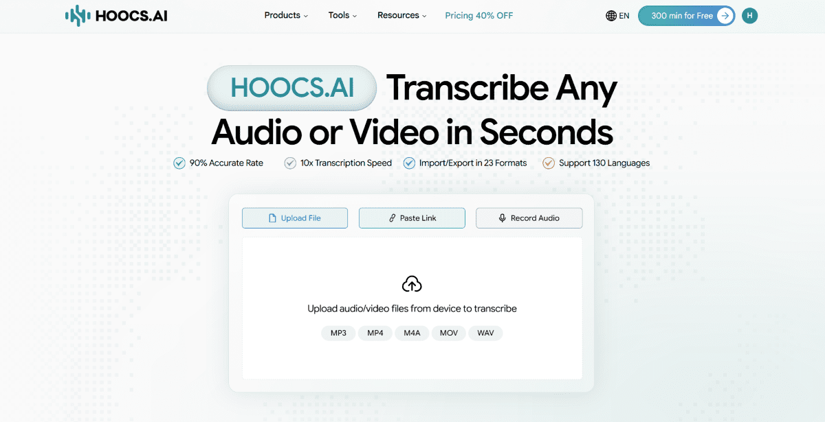 Hoocs.ai preview