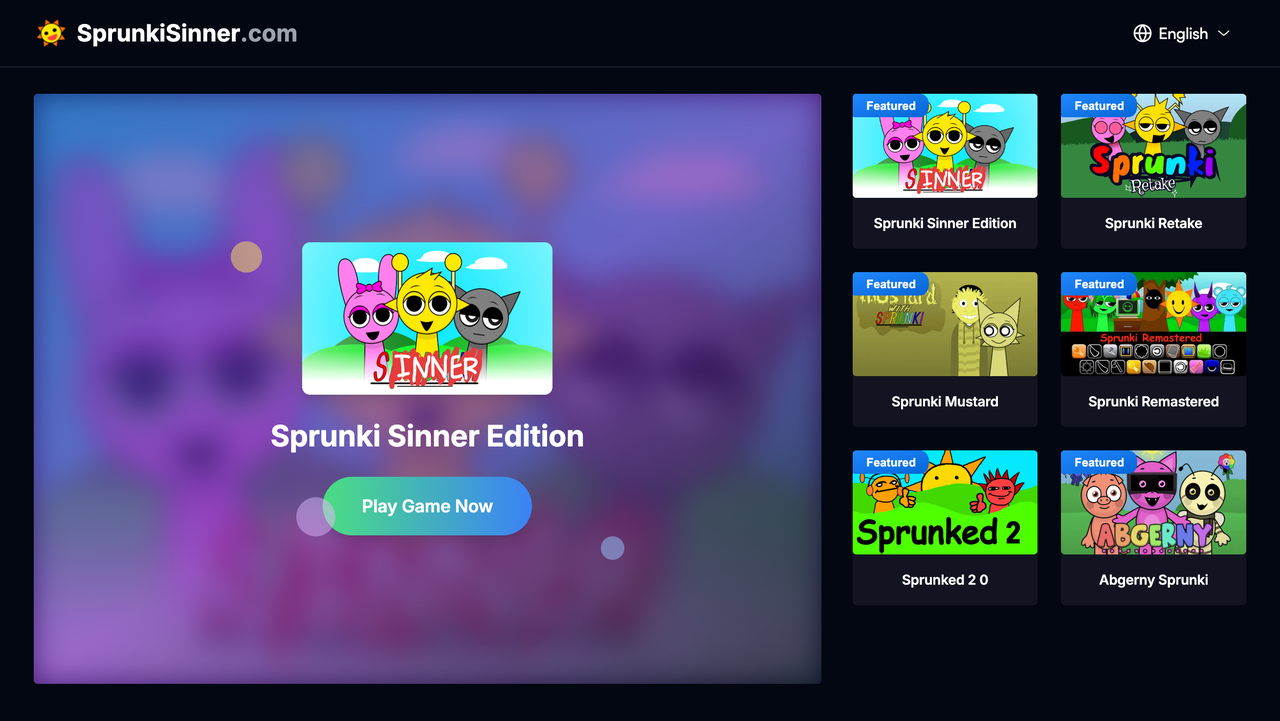 Sprunki Sinner