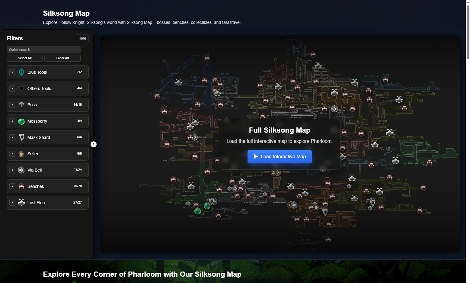 Silksong Map