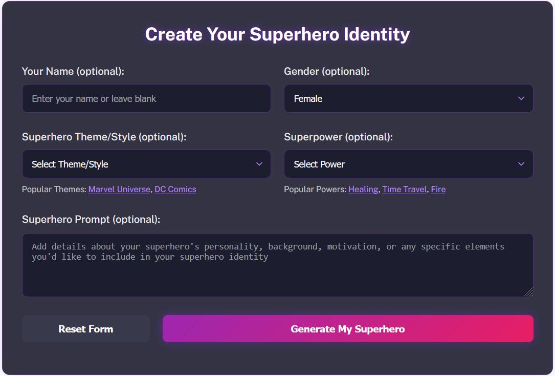Superhero Name