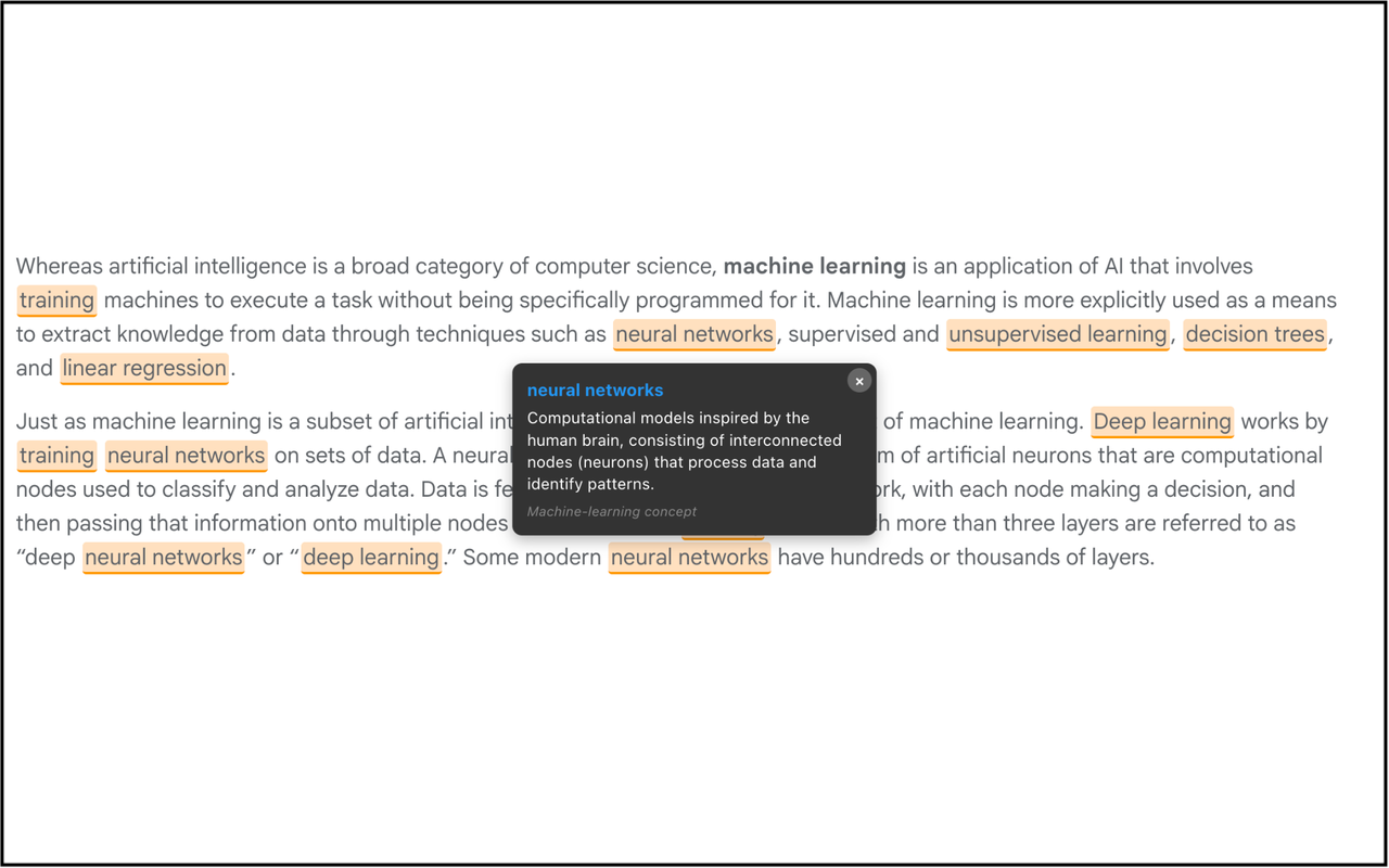 AI Term Highlighter
