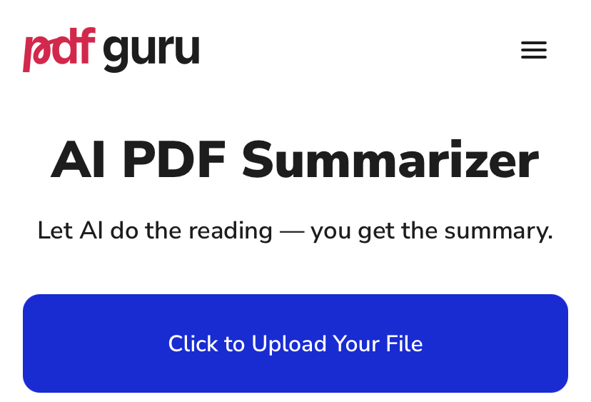 AI PDF Summarizer