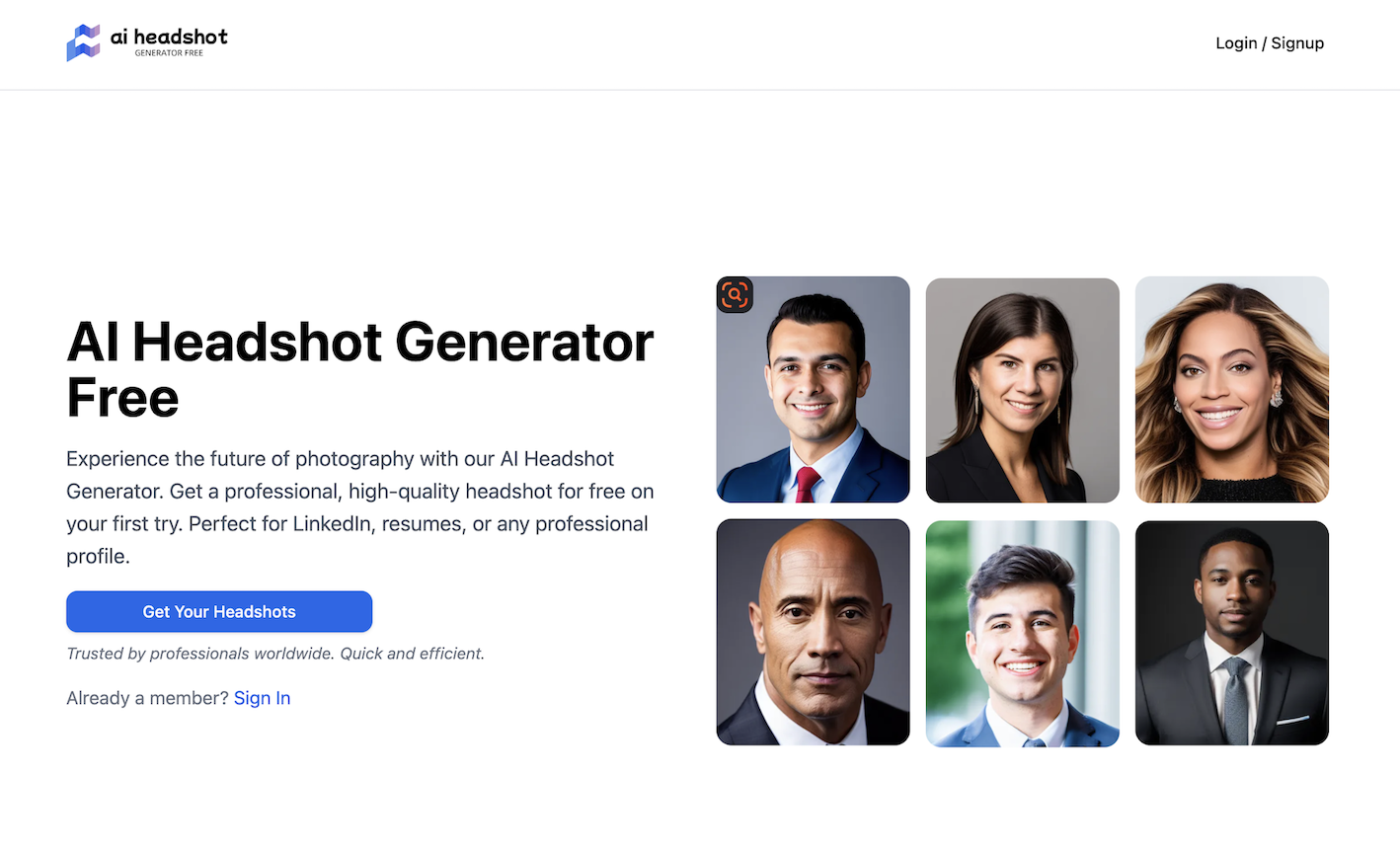 AIHeadshotGenerator