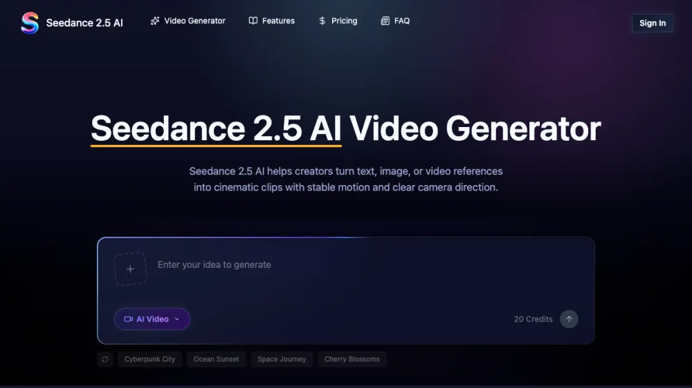 Seedance 2.5