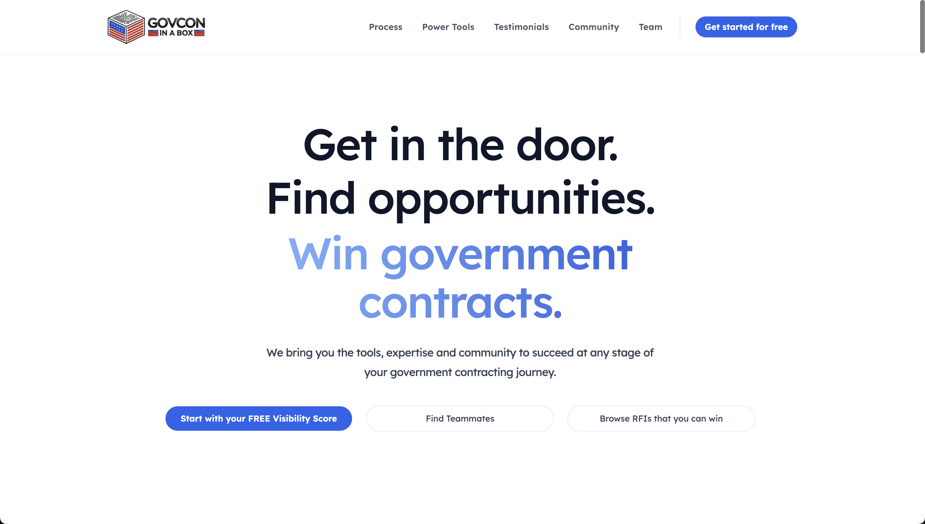 GovCon in a Box