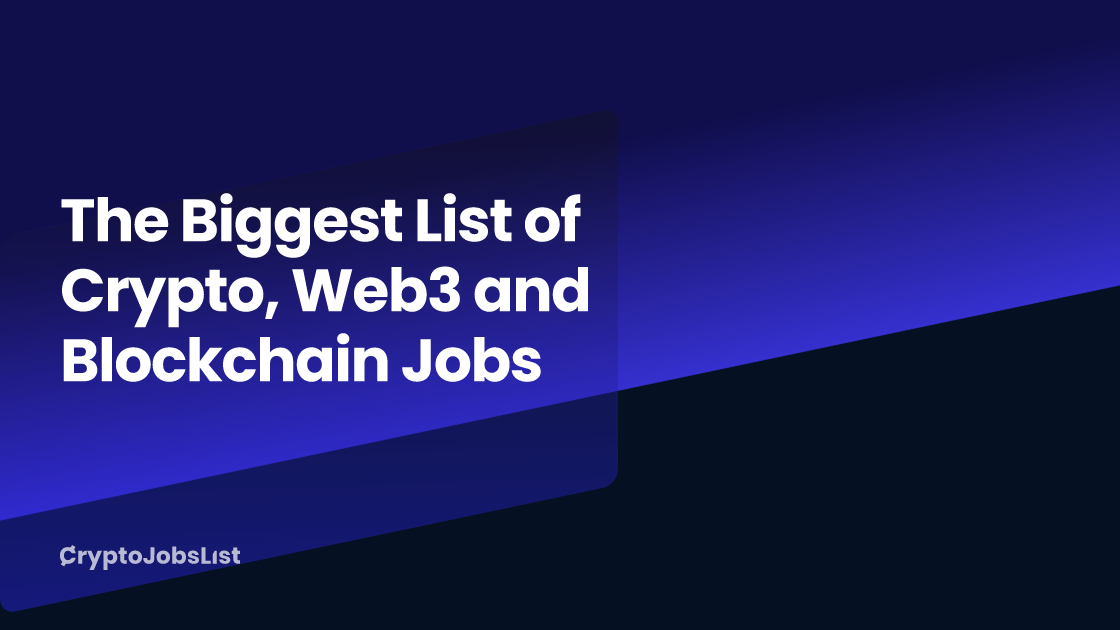 Crypto Jobs List