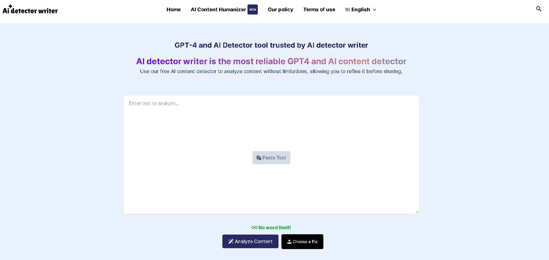 AI Detector Writer