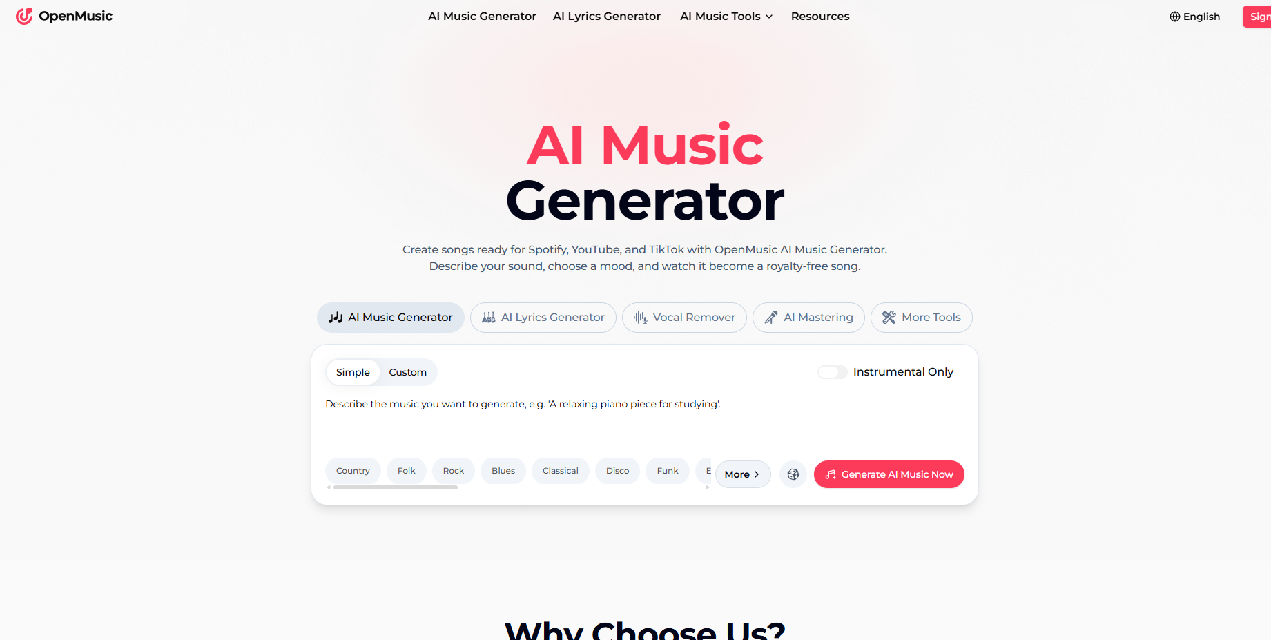 OpenMusic AI