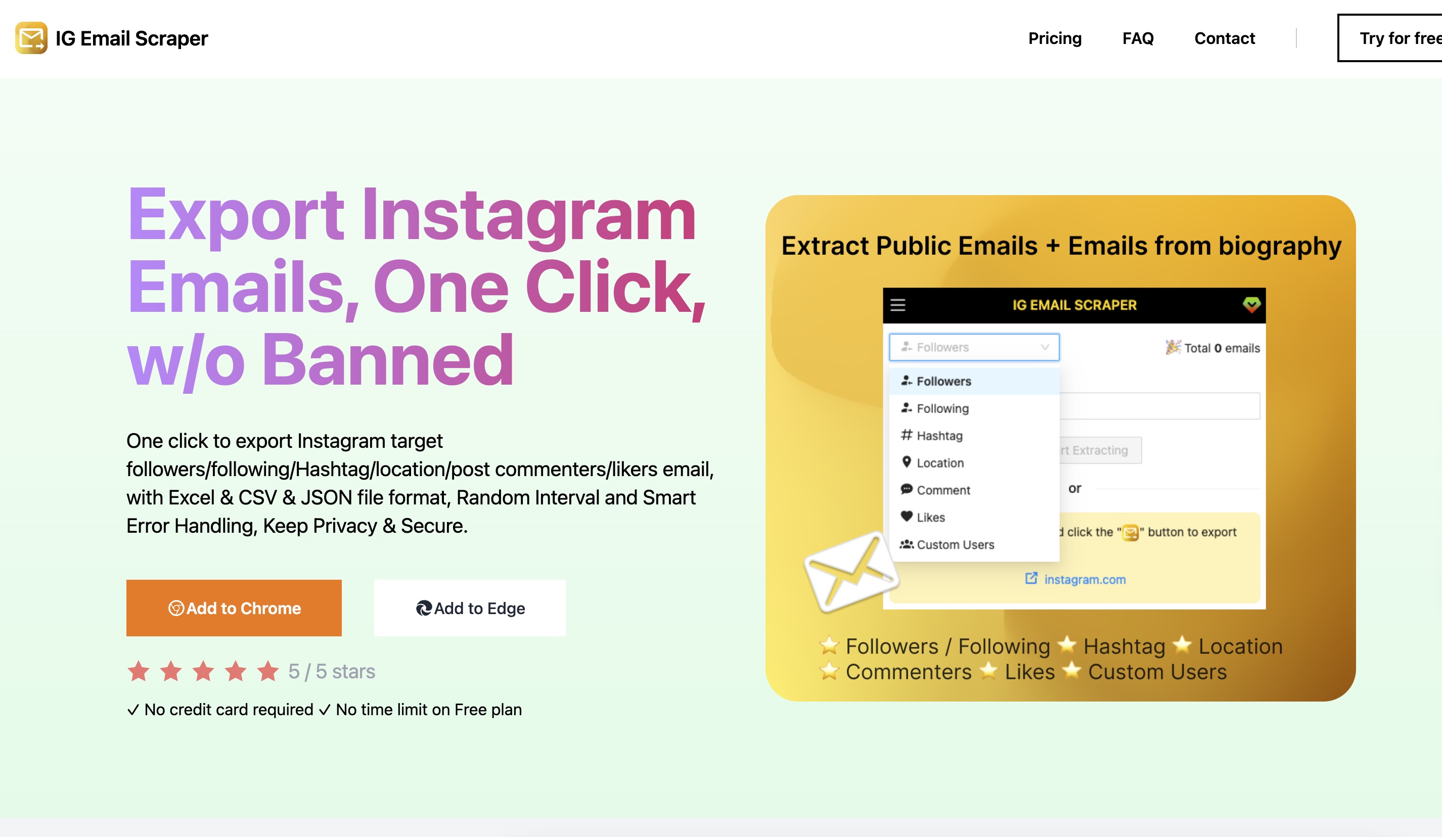 IG Email Extractor