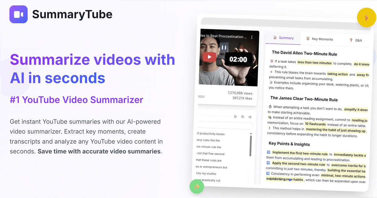 SummaryTube 