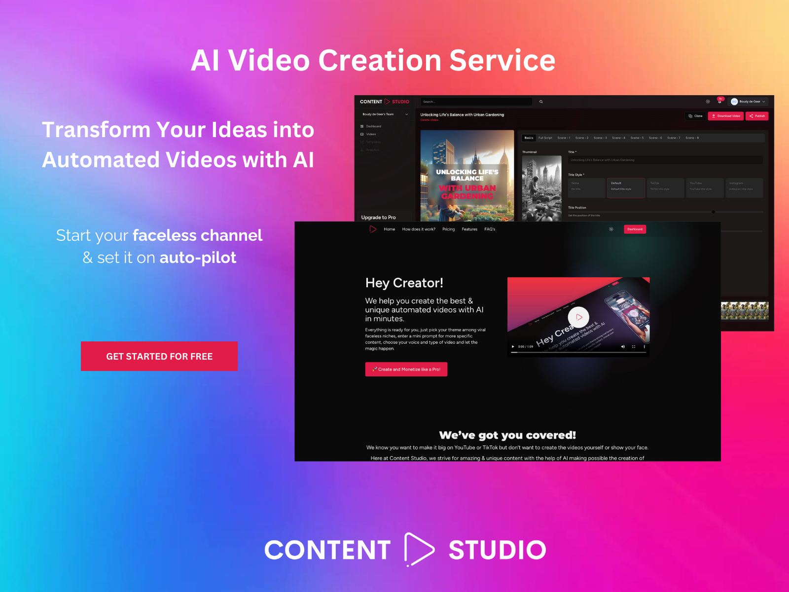 ContentStudio AI