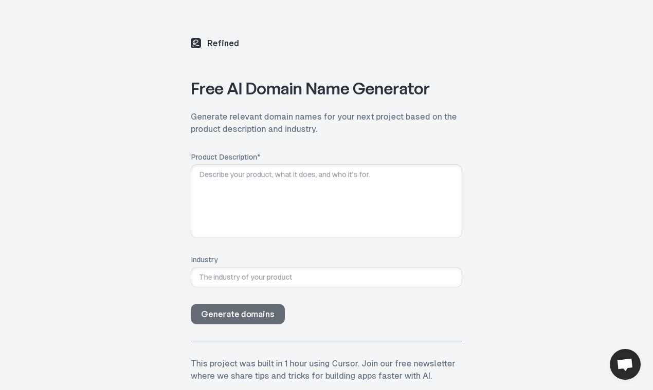 Refined Domains