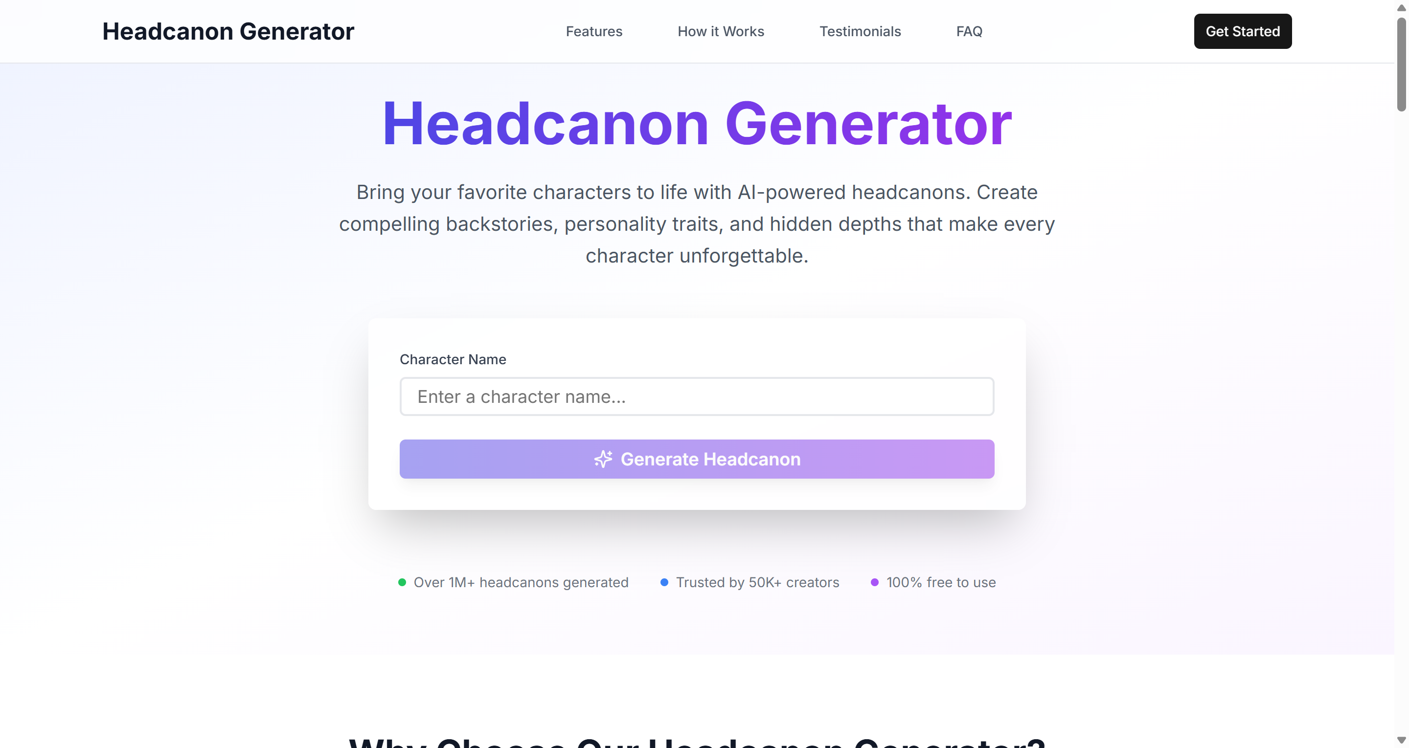 Headcanon Generator2