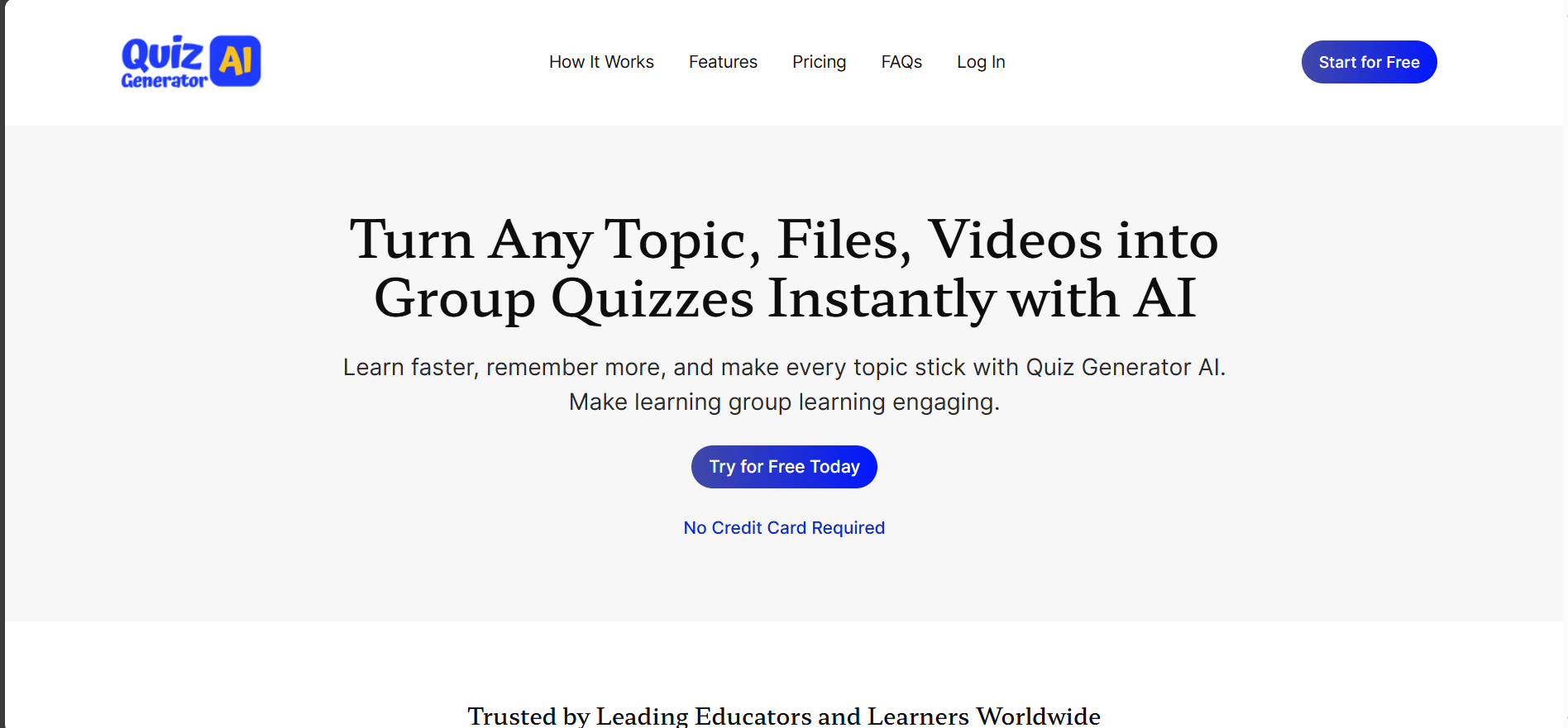 Quiz Generator AI 
