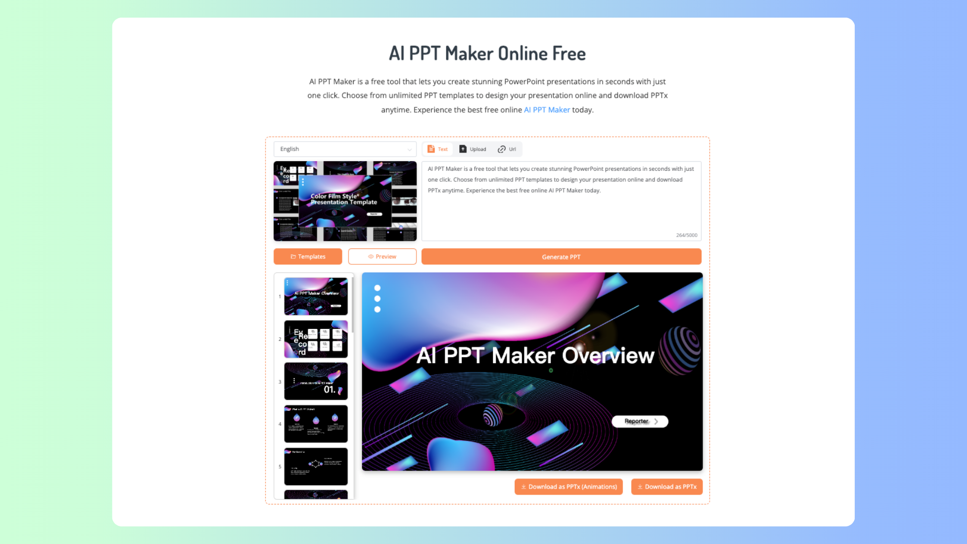 AI PPT Maker