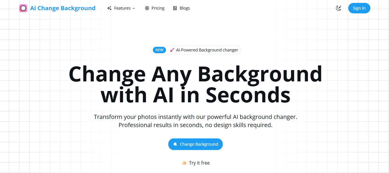 AI Change Background