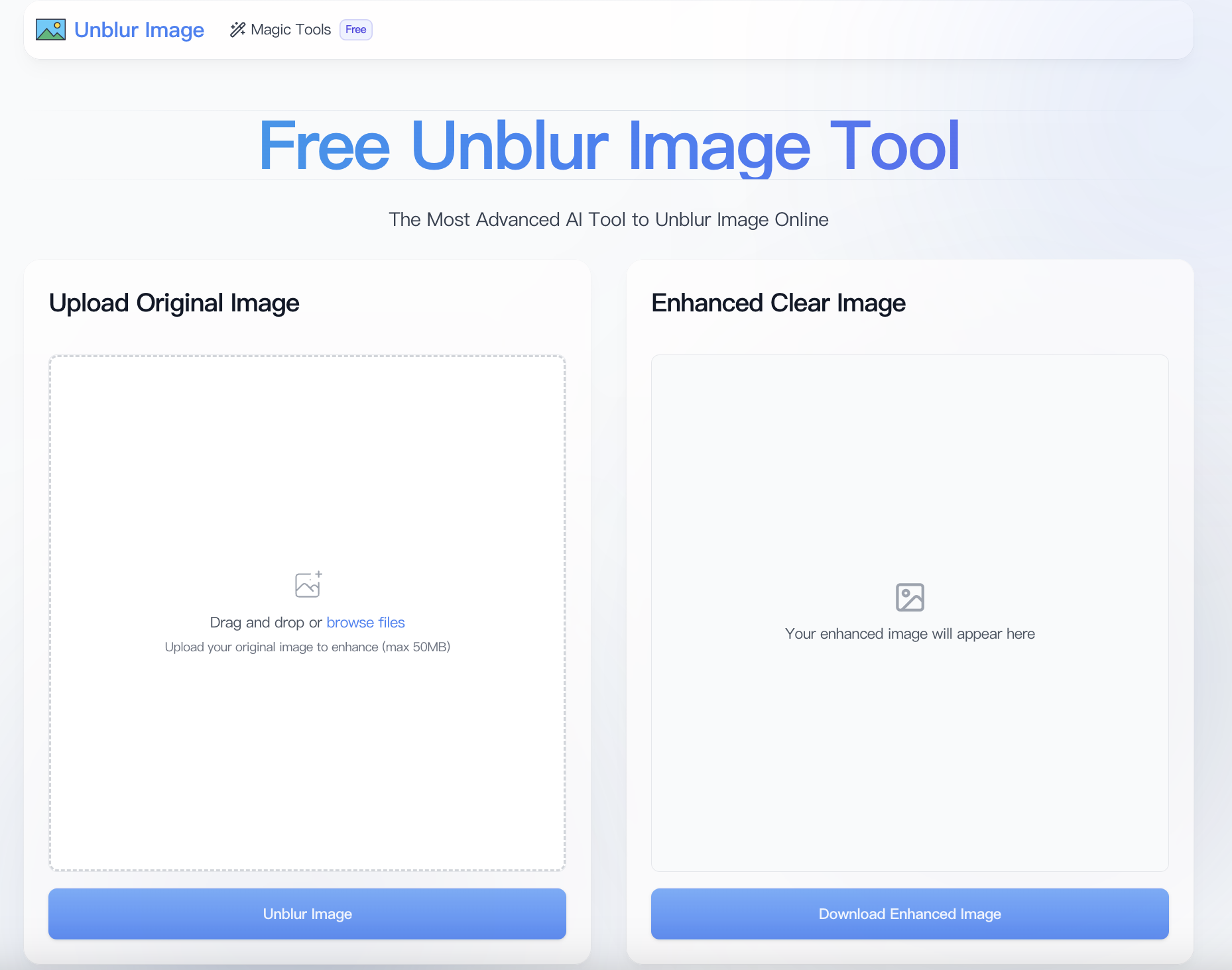 Unblur Image
