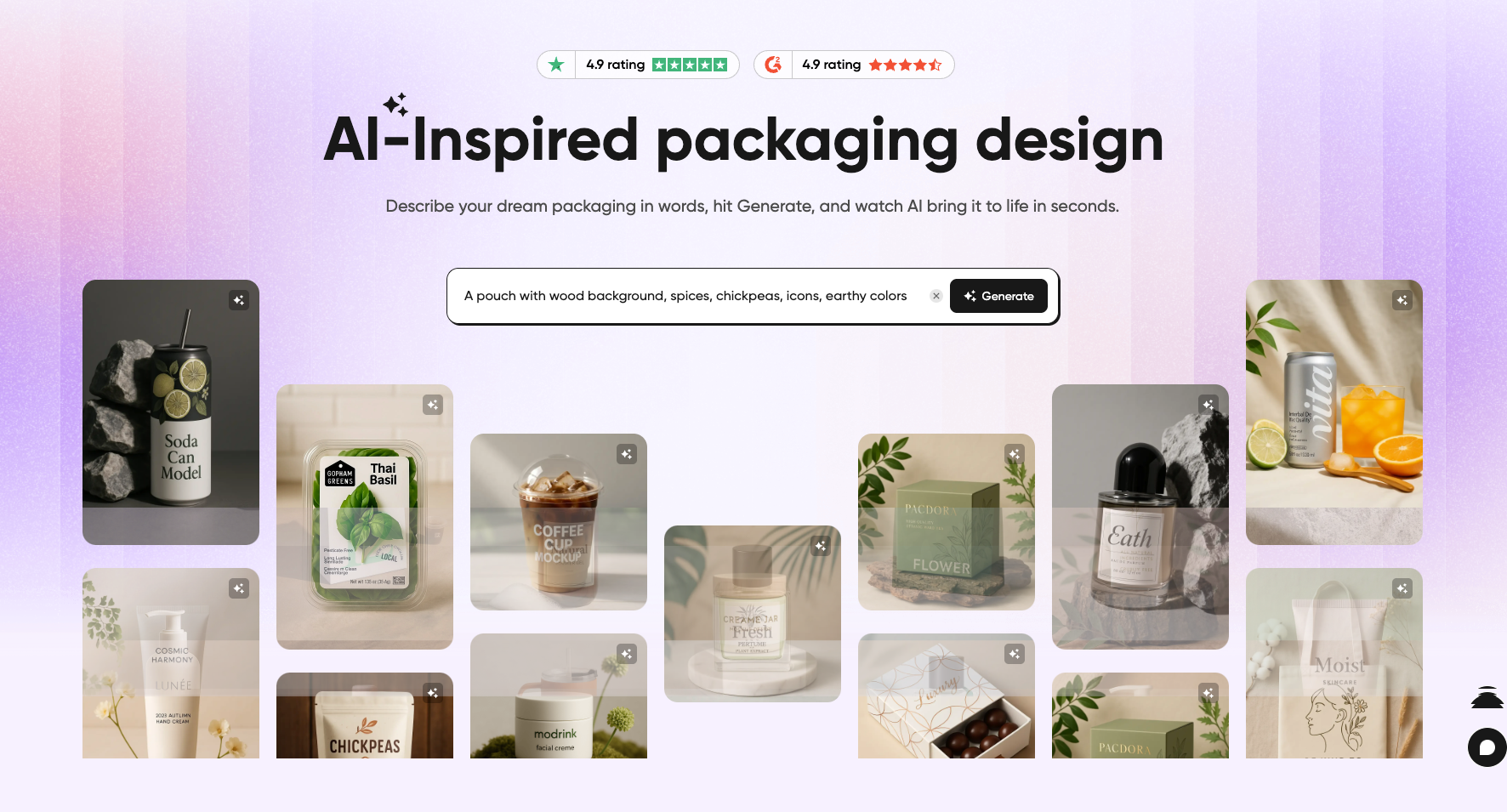 Pacdora AI design