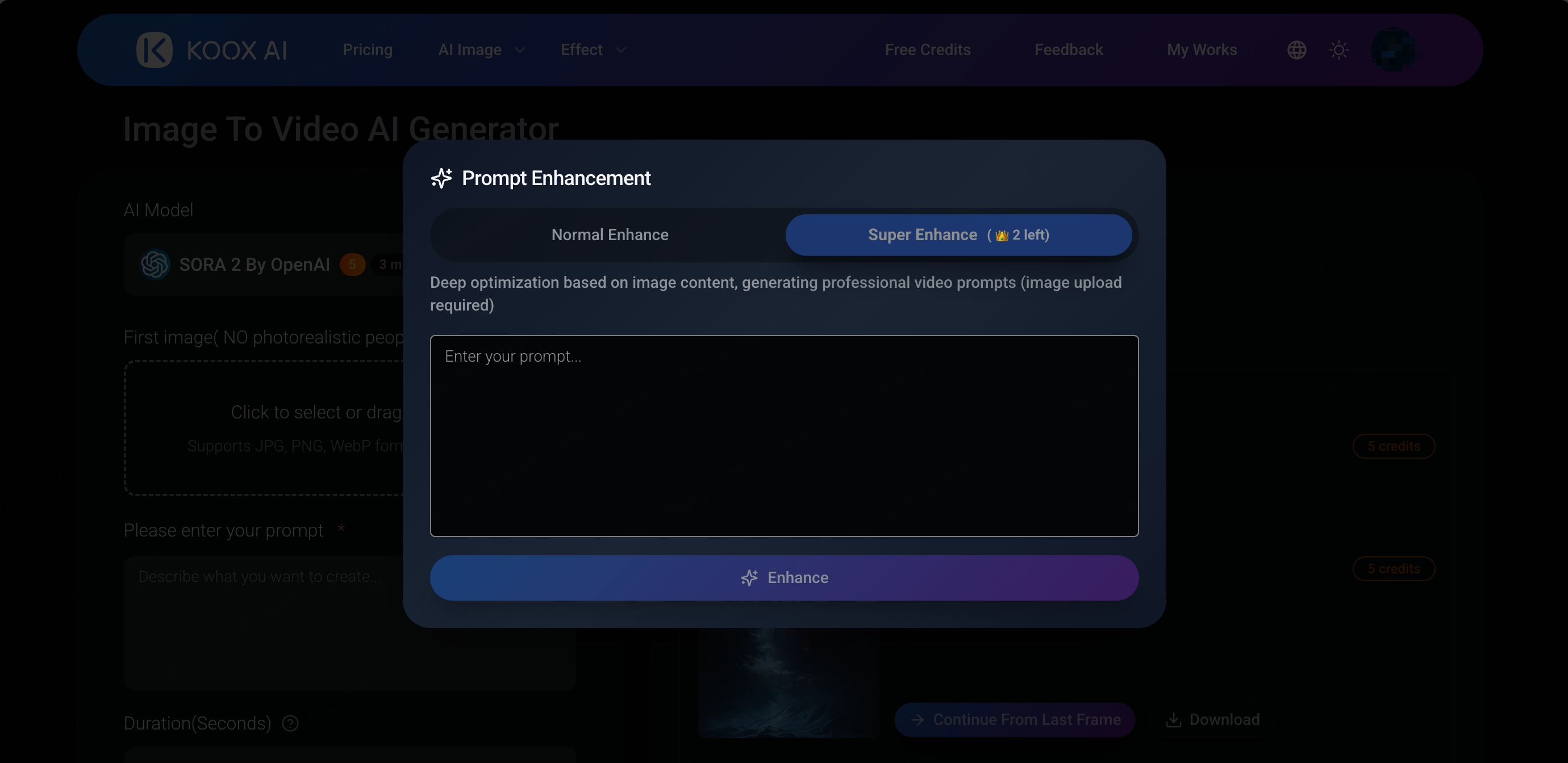 IMAGE TO VIDEO - KOOX AI