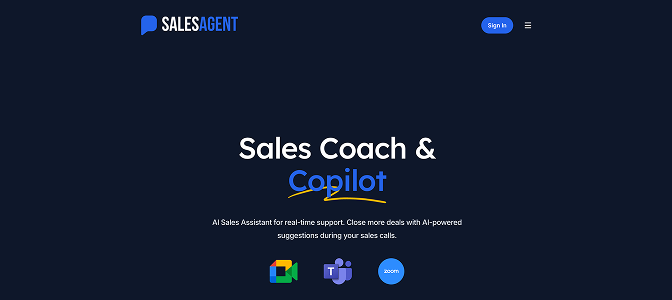 SalesAgent Chat