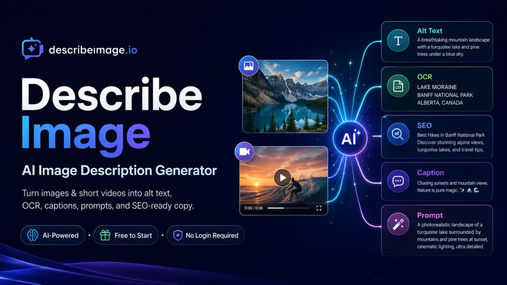 Describe Image preview