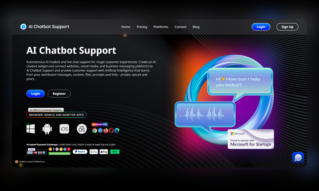 AI Chatbot Support