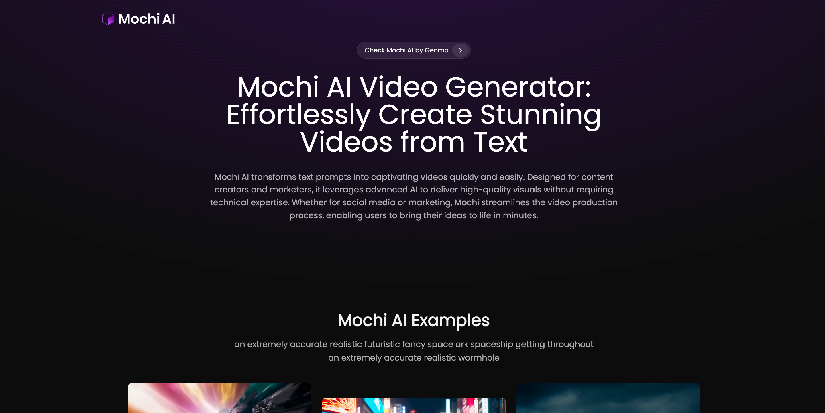 Mochi 1 AI