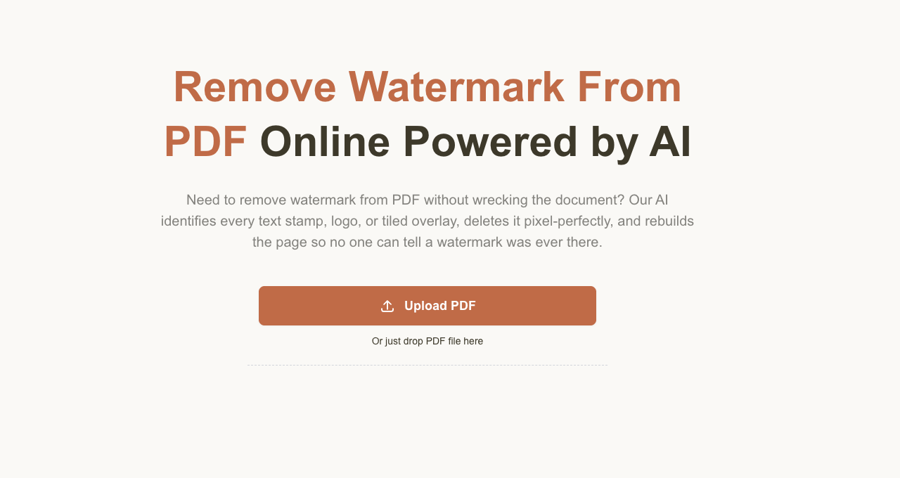 Watermark Removal